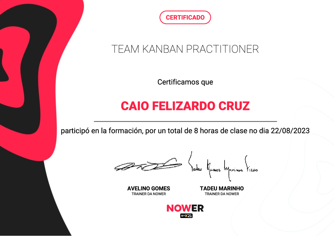Certificado K21